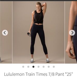 Lululemon Train Times 7/8 Pant 25"